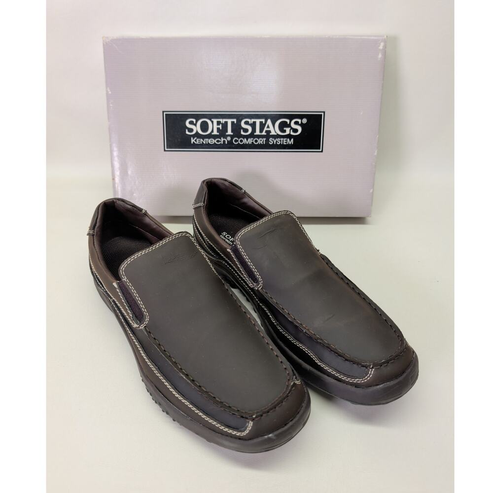 Soft Stags Mens Comfort Loafer Size 11M Brown
